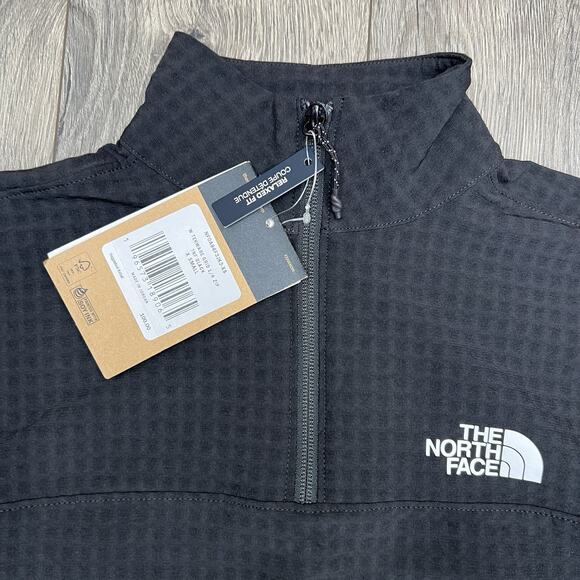 The North Face Pullover Size XS Womens TNF Black Tekware Grid 1/4 Zip $100 - Picture 7 of 16